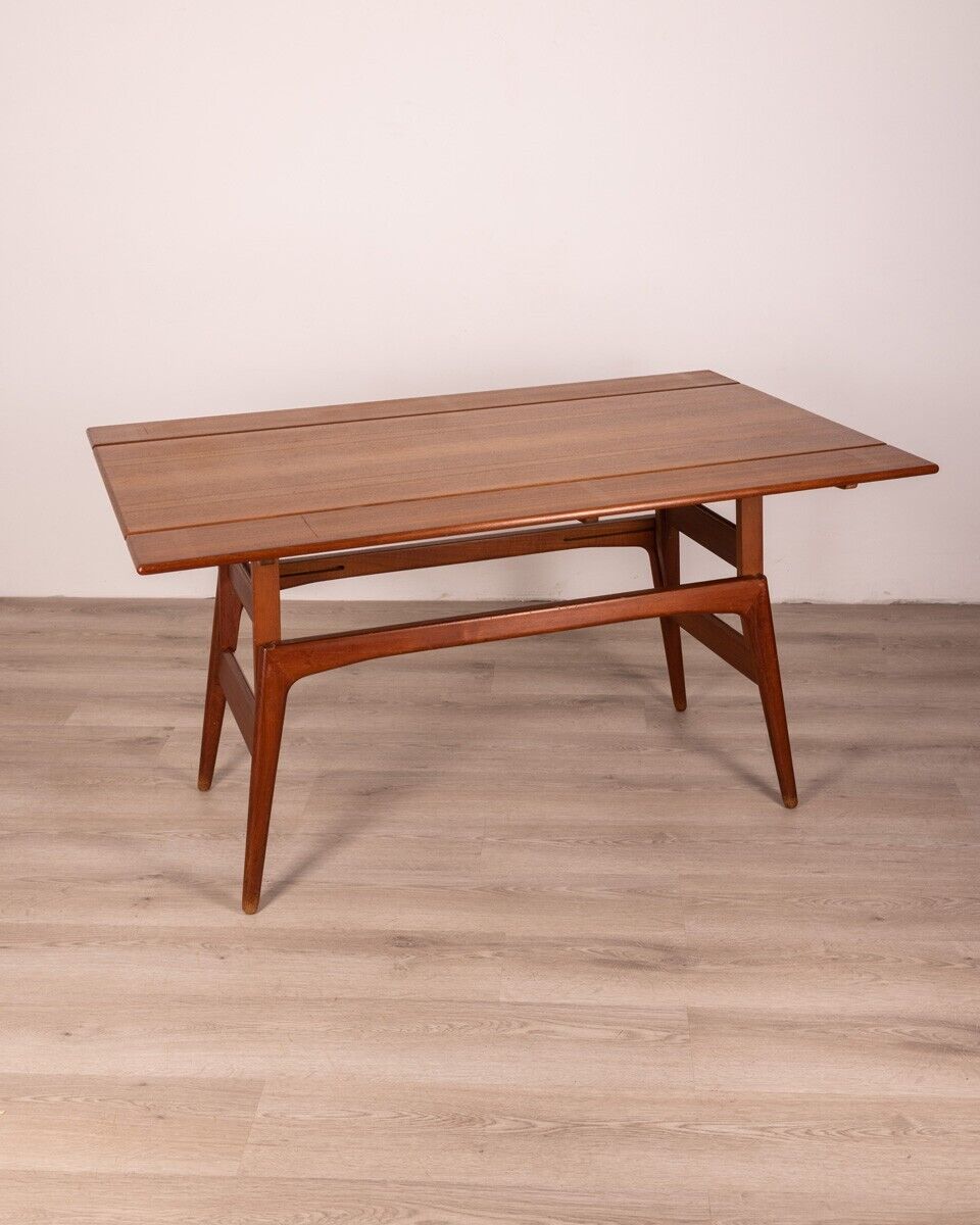 1960s Vintage Copenhagen Coffee Table in Teak Wood Danish Design