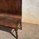 Wooden bistro bench