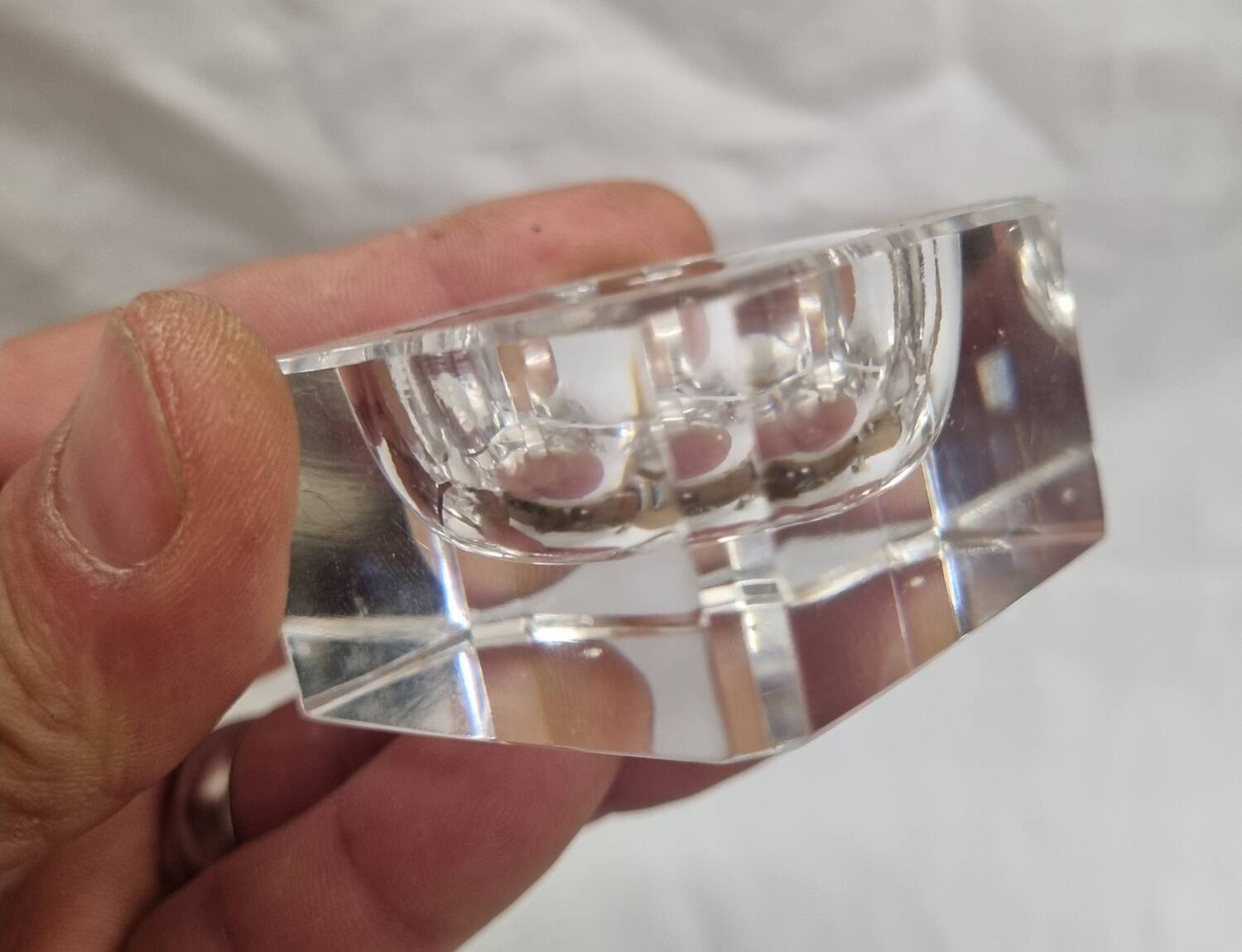 Salerons en cristal de 1970