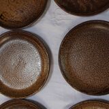 Set of 9 sandstone plates