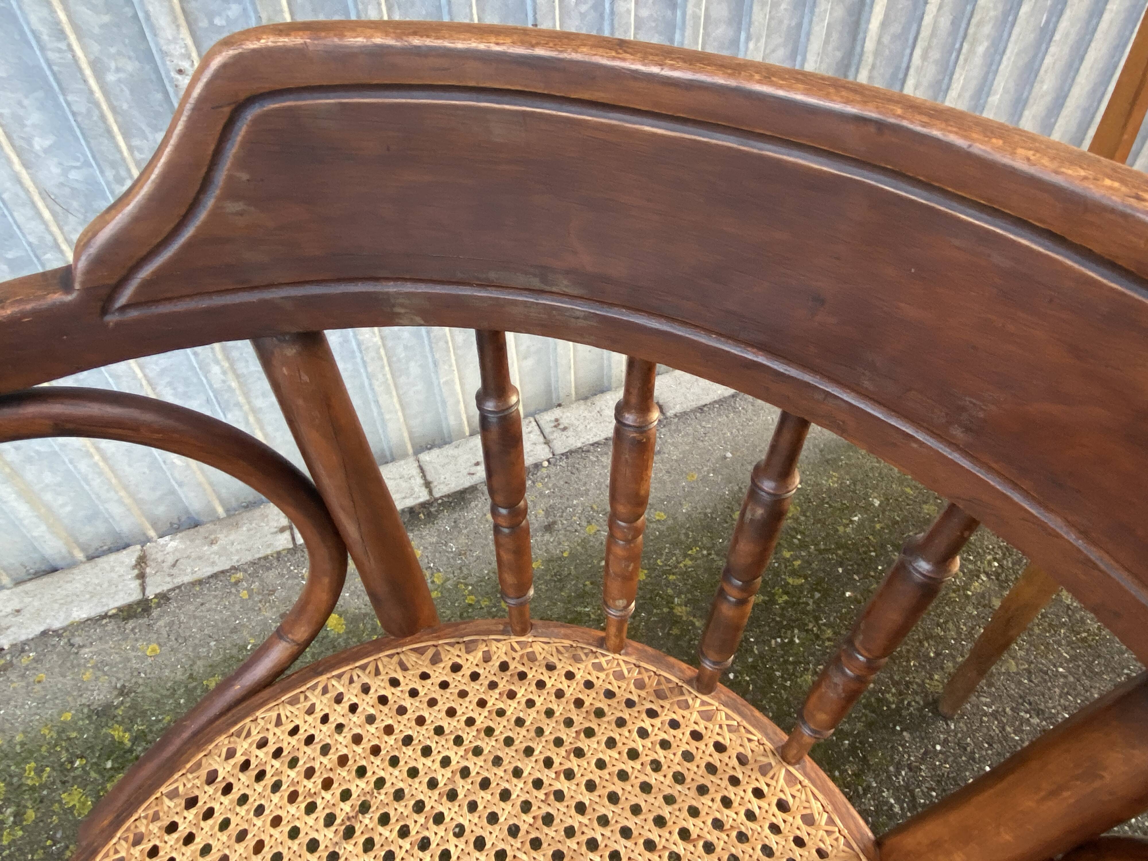 Fauteuil Bois courbé viennois vers 1920