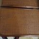 Vintage dressing table/chest - woven rattan - 5 drawers - mirror - 1960s/70s