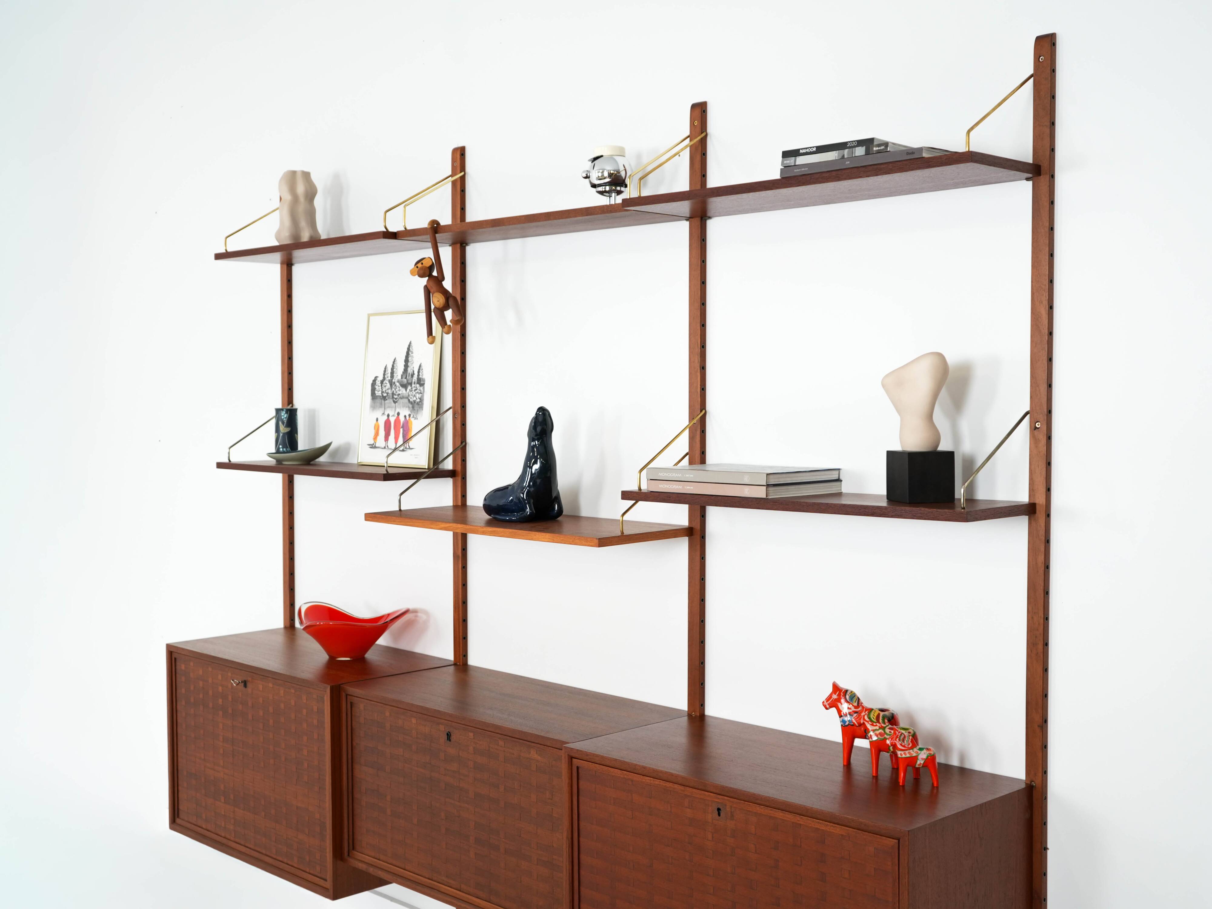 Teak shelving unit, Danish design, 1960s, designer: Poul Cadovius