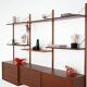 Teak shelving unit, Danish design, 1960s, designer: Poul Cadovius