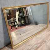 Large wall mirror, gold leaf frame / 160 x 100 cm