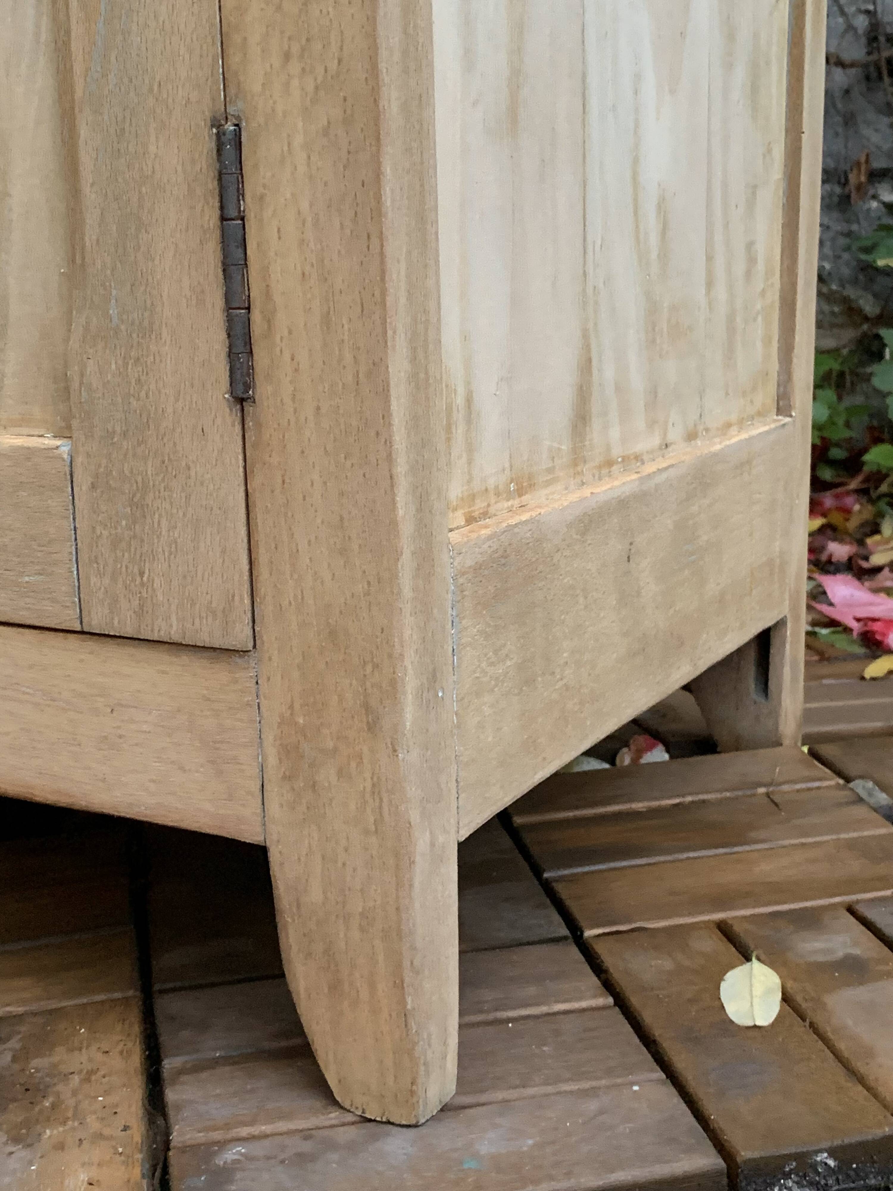 Buffet parisien ancien bois brut