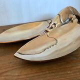 Zoomorphic trinket bowl in solid brass