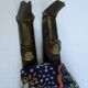 Marionnette asiatique, bois et laiton