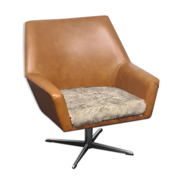 Fauteuil pivotant vintage