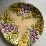 Signed barbotine plate