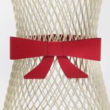 Bow tie umbrella stand in the style of Mathieu Matégot, mid-century, metal, France, 1950s.