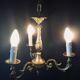Bronze chandelier 3 lights