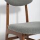 Mid-century boucle armchair in grey designed by Rajmund Hałas, Poland, 1960s.