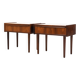Early Pair of Danish Bedside Tables 1960s