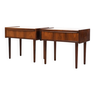 Early Pair of Danish Bedside Tables 1960s