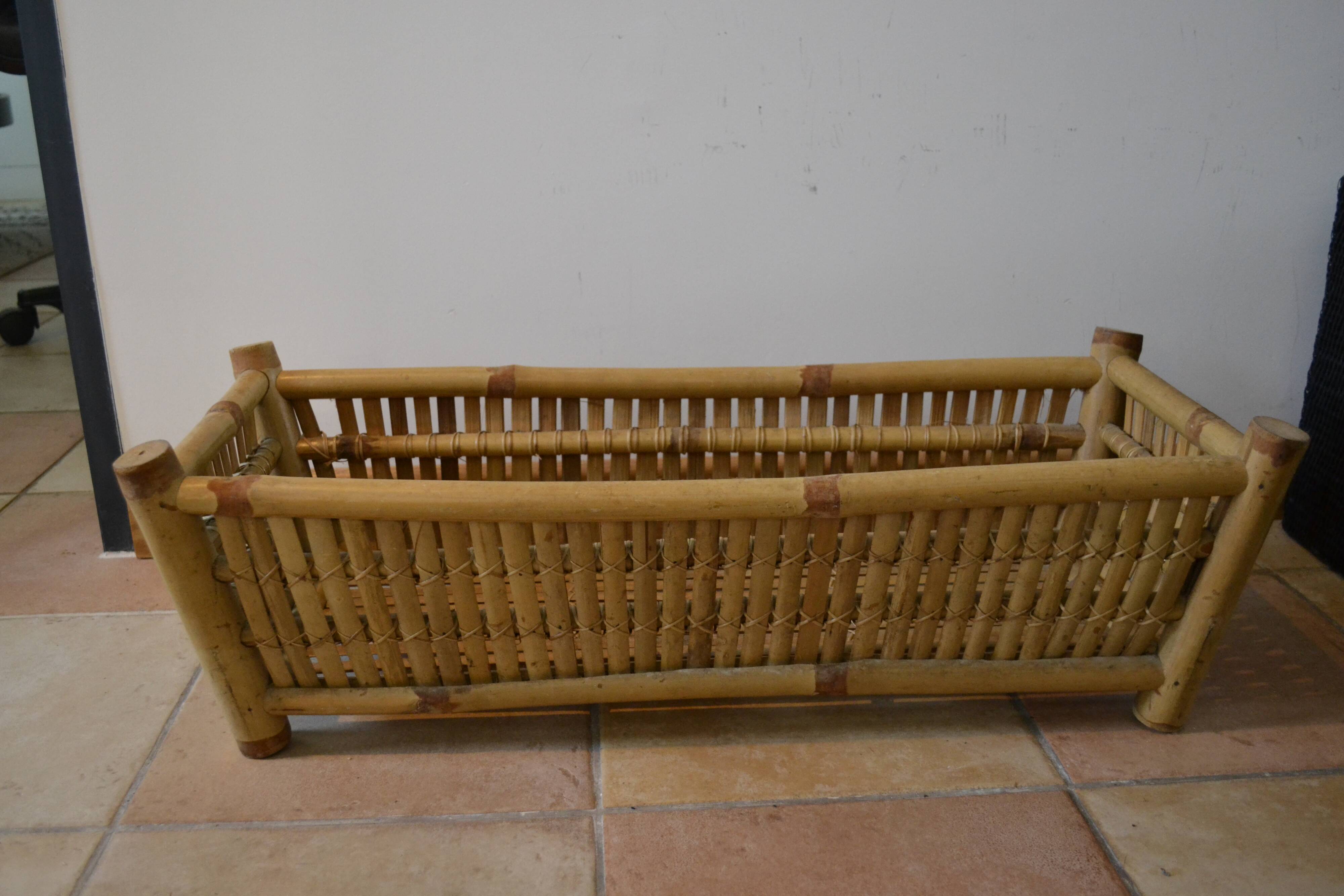 rattan planter