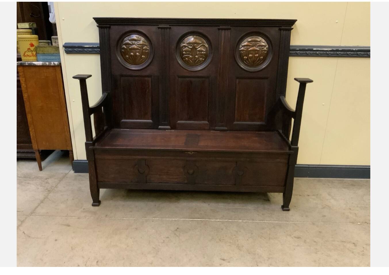 Antique - Chest Bench - Art Nouveau