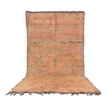 Tapis Boujaad authentique Maroc 180 x 362 cm – Pièce en laine faite à la main vintage