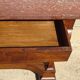 Console époque Restauration, style  Charles X en noyer avec marbre griotte