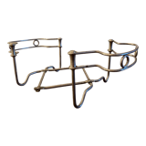 Chrome metal trivet by Tomado Holland