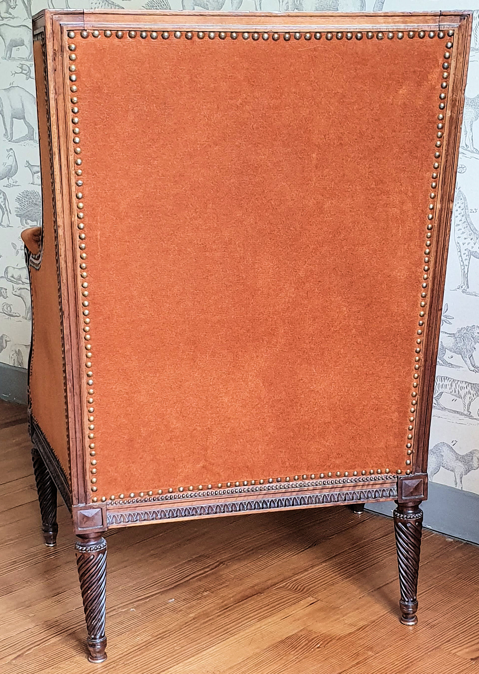 Eared shepherdess armchair