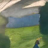 Painting of a woman walking 20th century