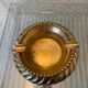 Vintage gold-plated copper/brass ashtray