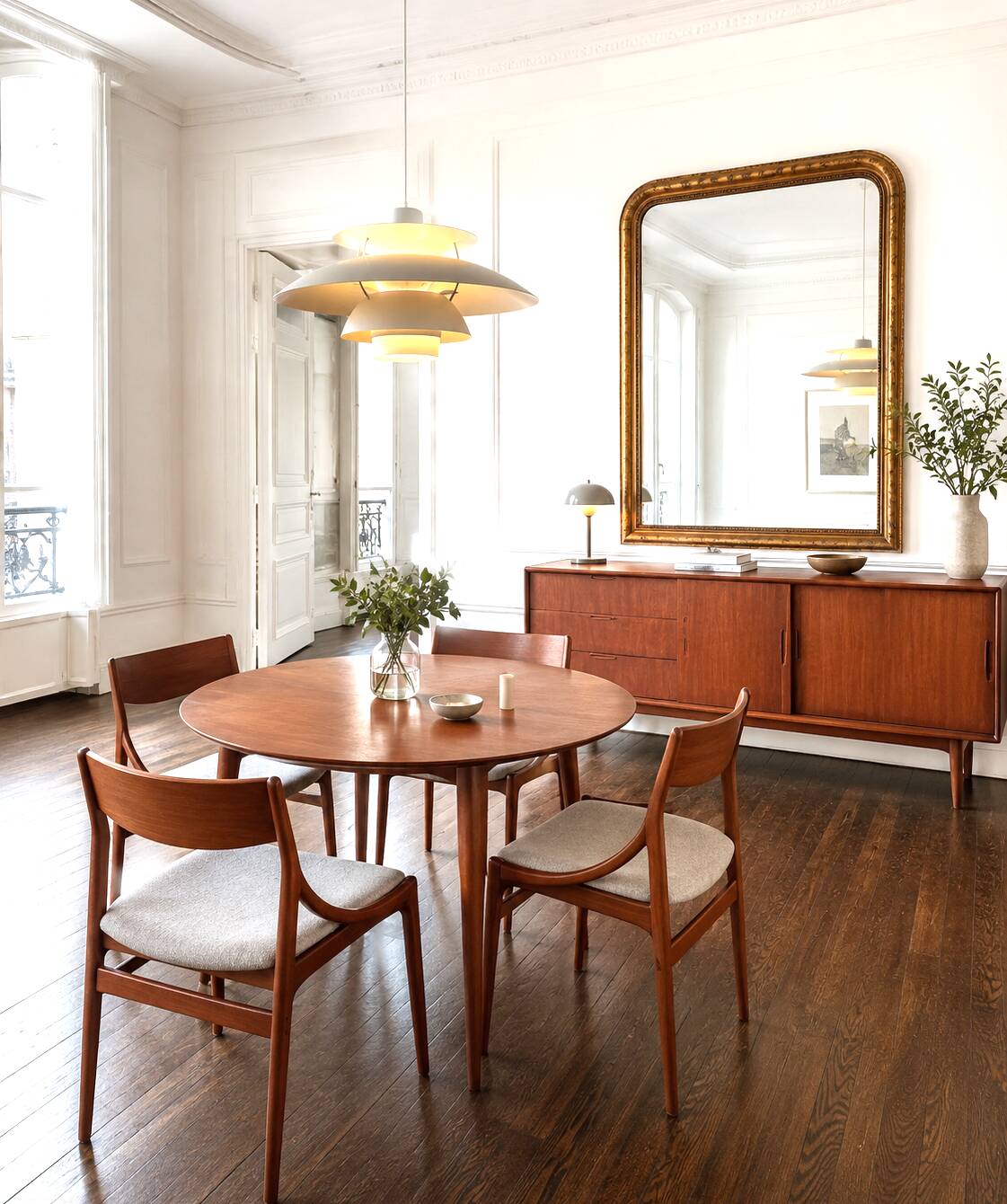 4 chaises danoises signées « Vestervig Eriksen- Made in Danmark"