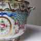 Old Limoges porcelain bowl/pot, hand-painted, M. Carpezat, 1900-1930