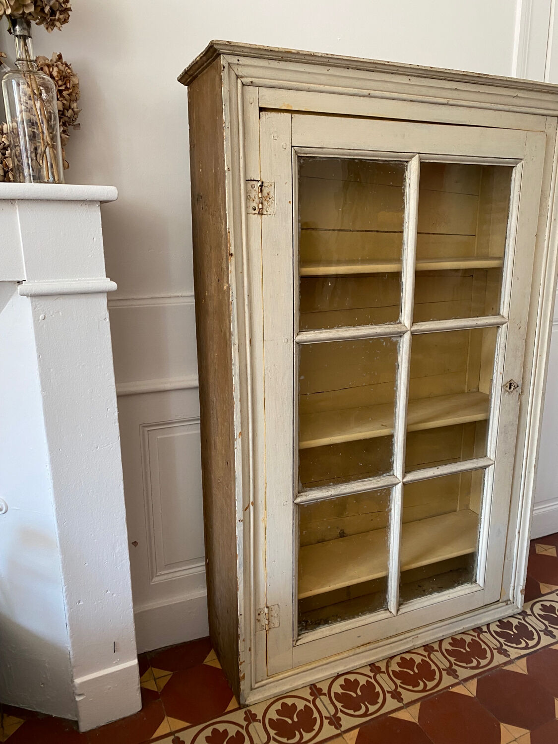 Glazed Parisian cabinet