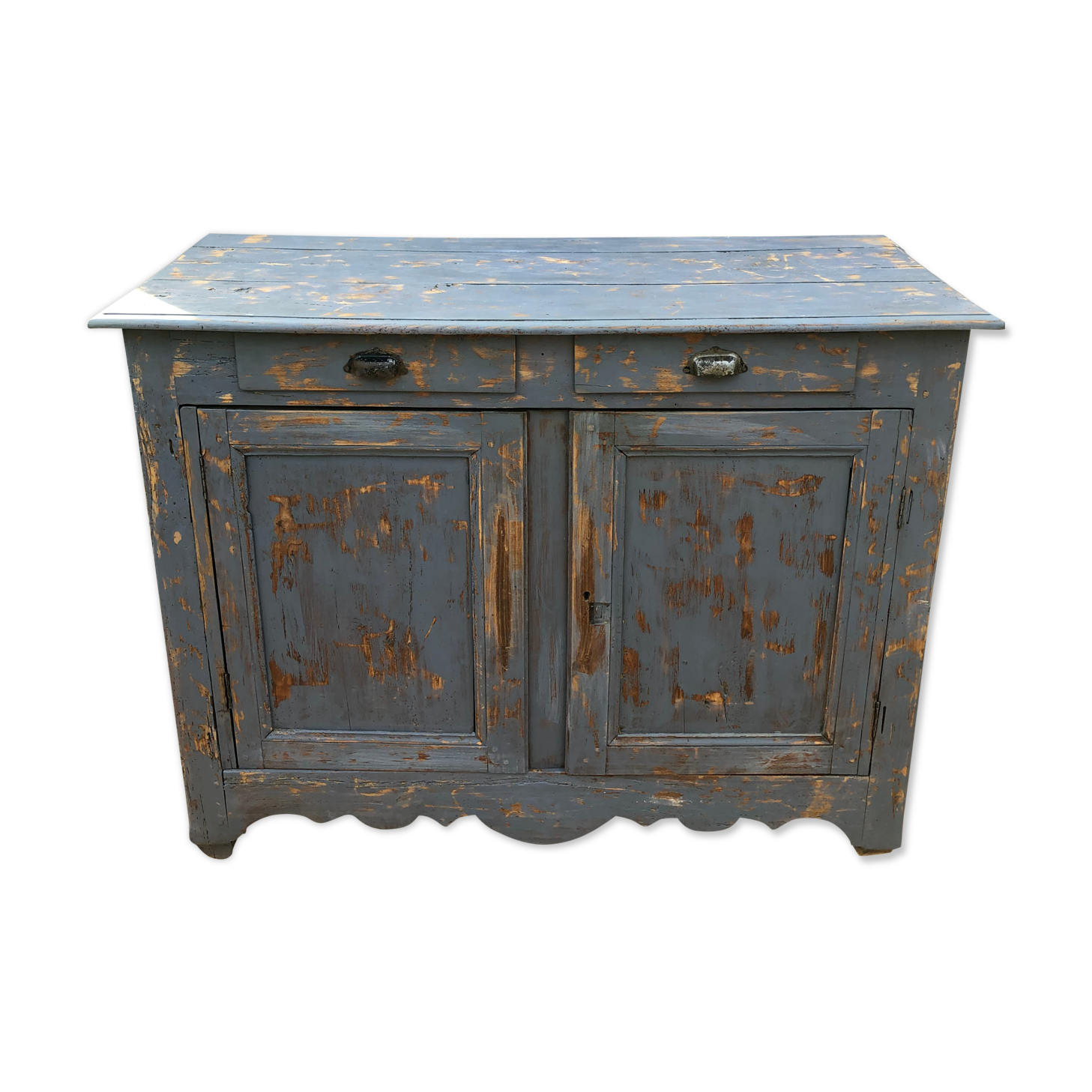 Low sideboard in solid wood