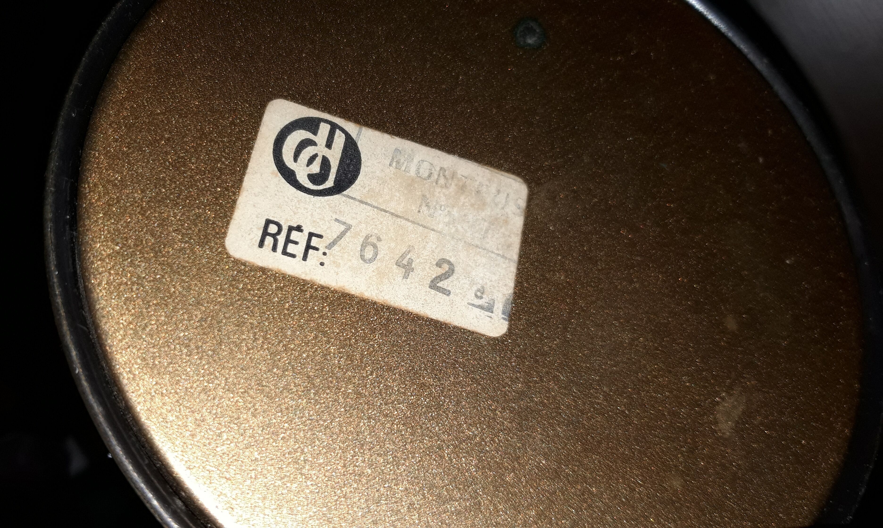 Art Deco sign collar lamp