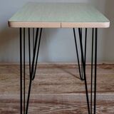 Hairpin leg side table