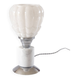 Lampe créa marbre et verre Clichy