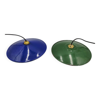 Enamelled sheet metal suspensions