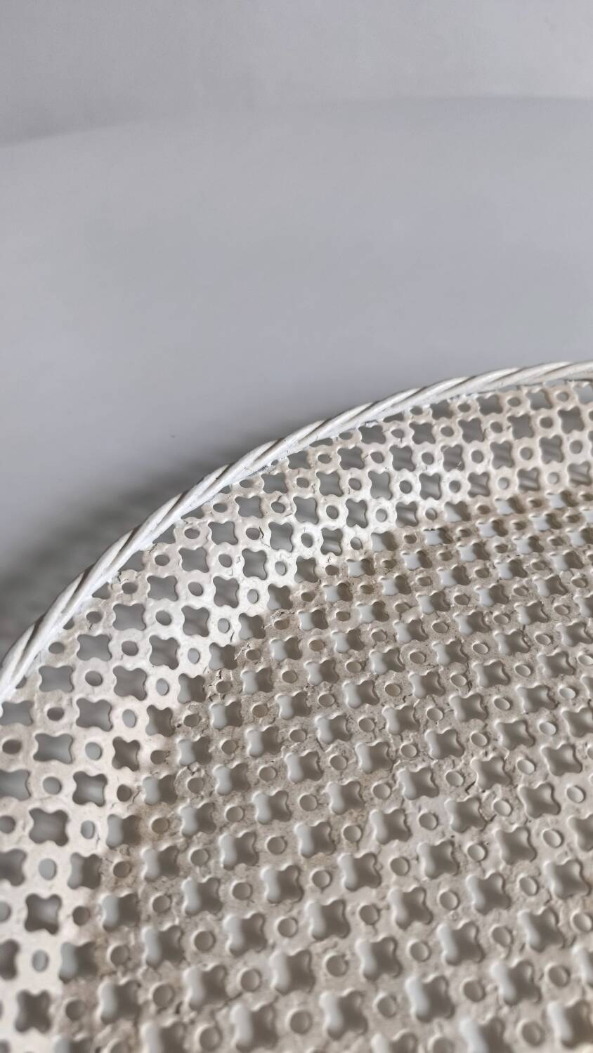 Perforated metal tray Mathieu Matégot 1950