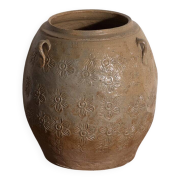 Ancient Chinese glazed stoneware vase – China, circa 1900