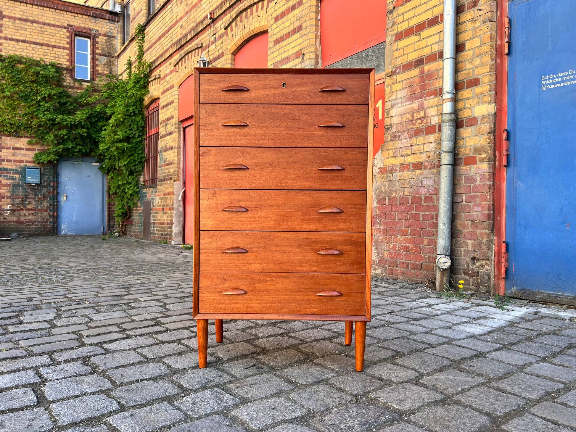 Teak Chest of Drawers from Denmark