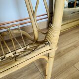 Rattan end table