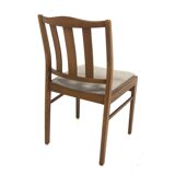 4 Scandinavian beech chairs, Sweden, 1960