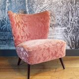 Pink cocktail armchair