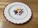 Hand-painted flat plate, Divonne model, Salins France