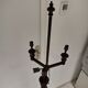 Lampadaire vintage style lampe bougeoir bouillotte