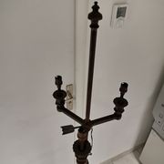 Lampadaire vintage style lampe bougeoir bouillotte