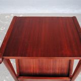 Porte-revues et console en acajou