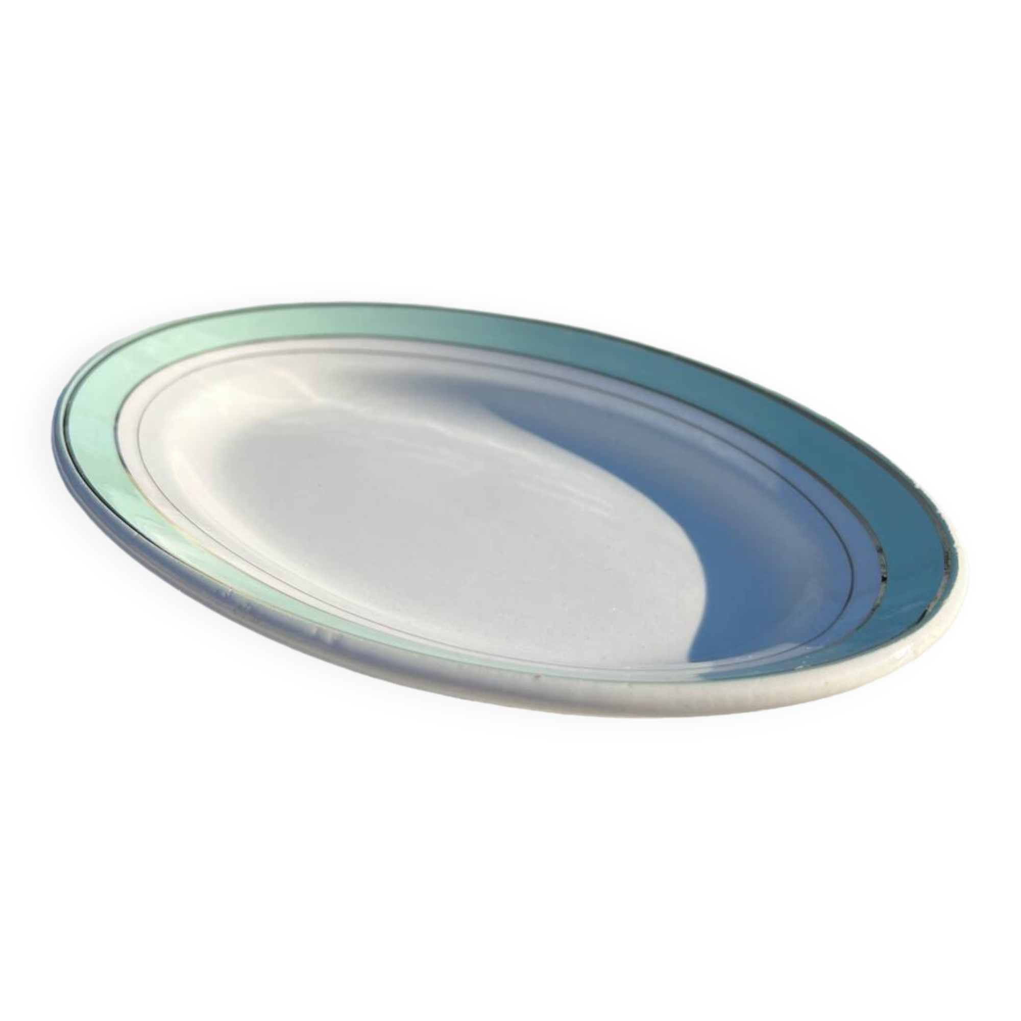 Ravier in half-porcelain from Lunéville - Épinay model