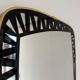 Antique asymmetrical mirror, Italian design by Dorian Tacchini, 1960s