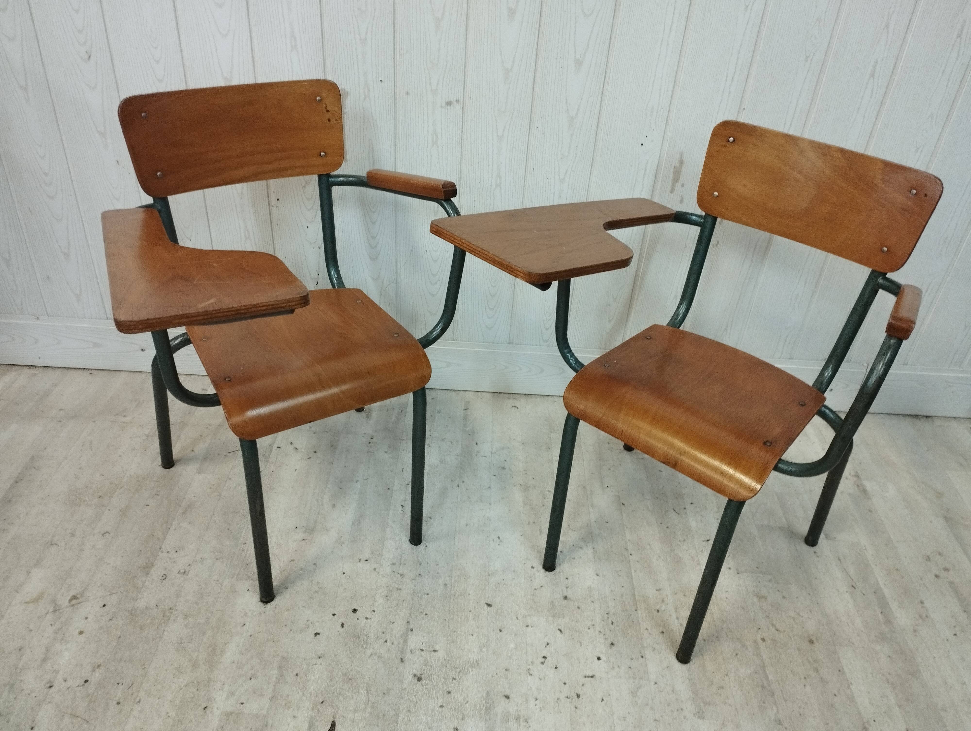 Old adult school chair