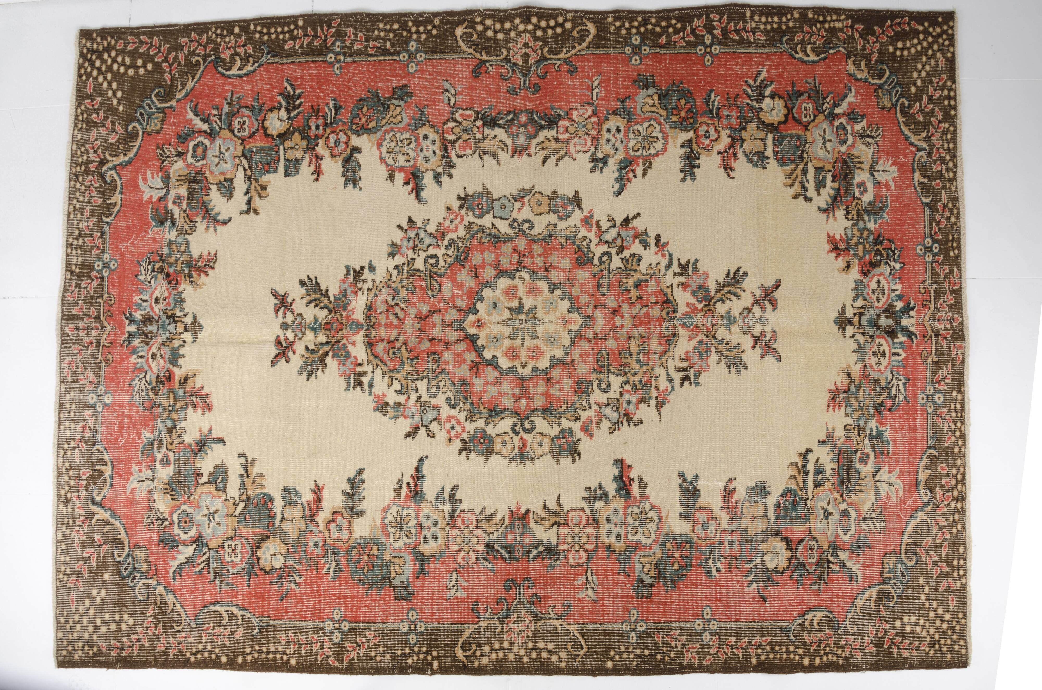 Floor Vintage Wool Vintage Rug sku 2646