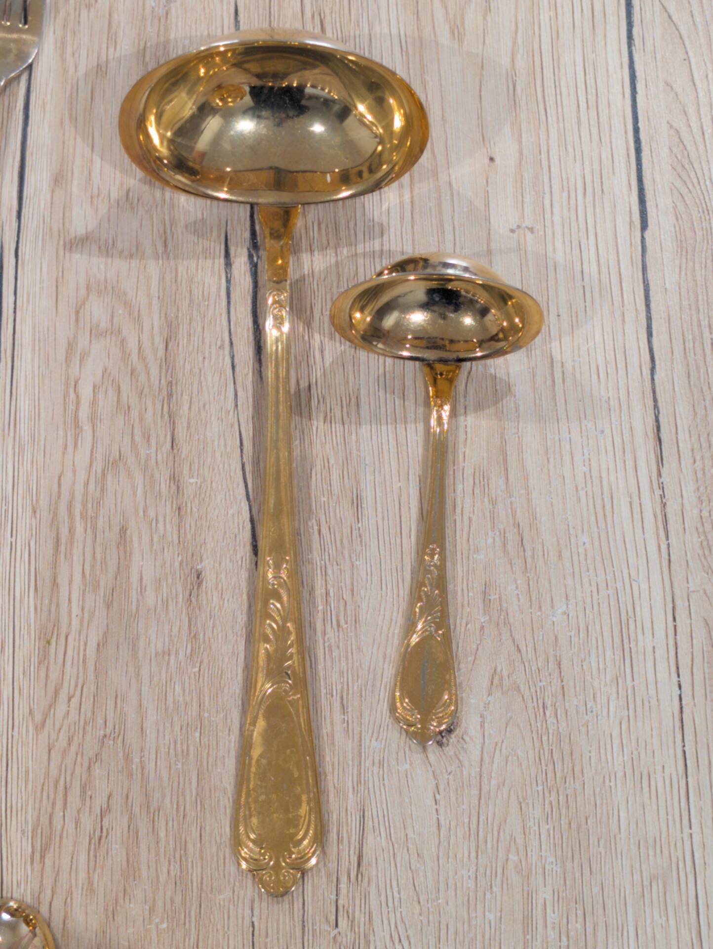 Luxury Cutlery Set Solingen SBS Gold Plated with 23/24 Carats - 70 Pieces